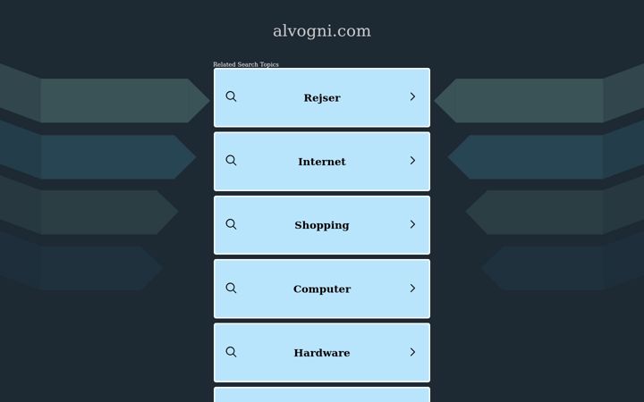 Screenshot of alvogni.com
