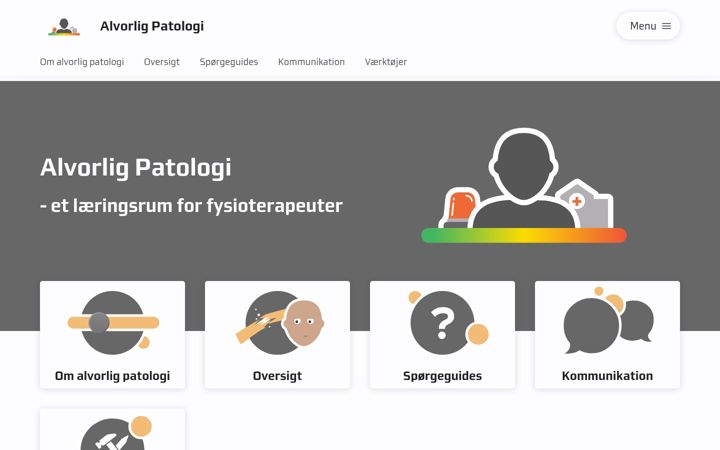 Screenshot of alvorligpatologi.dk