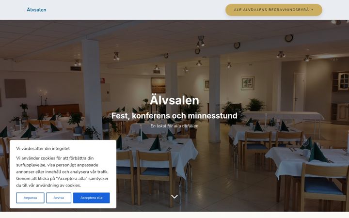 Screenshot of alvsalen.se