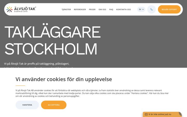 Screenshot of alvsjotak.se