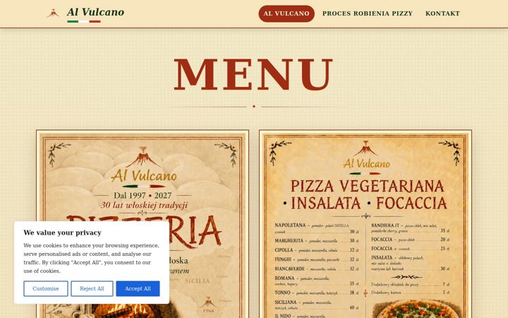 Screenshot of alvulcano.pl