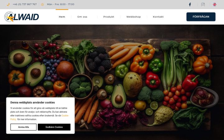 Screenshot of alwaid.se