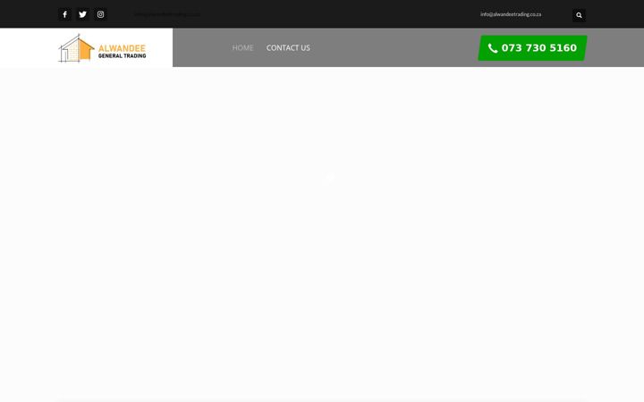 Screenshot ta' alwandeetrading.co.za