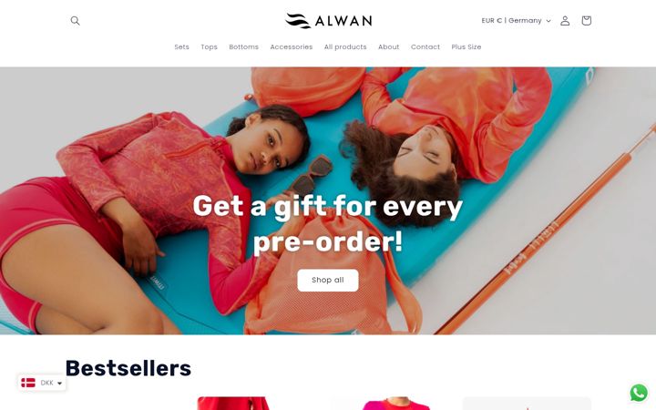 Zrzut ekranu alwanswim.com