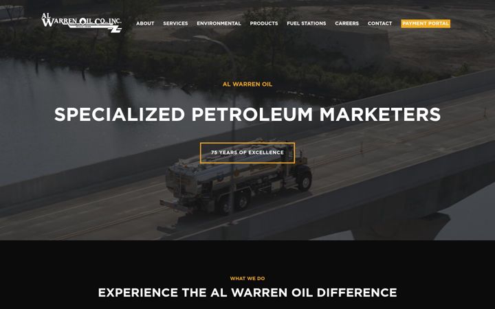 Zrzut ekranu alwarrenoil.com