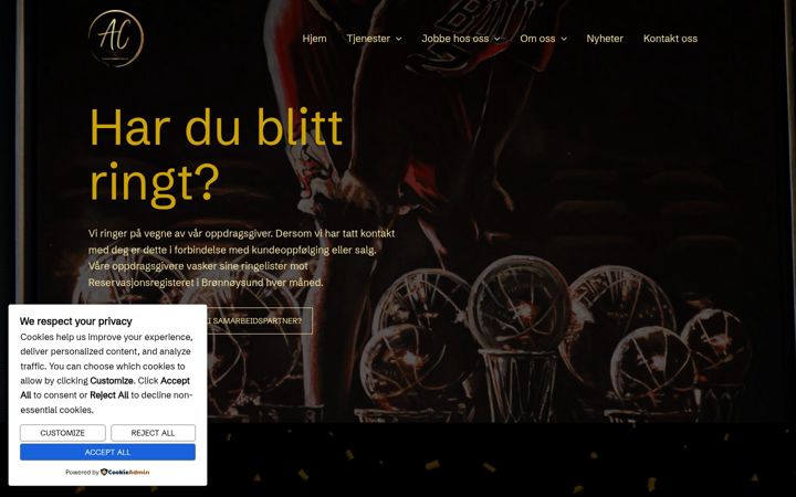 Screenshot of alwaysconnecting.no
