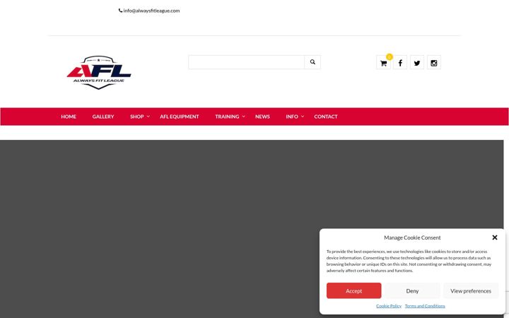 Snímek obrazovky alwaysfitleague.com