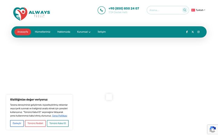 Screenshot of alwayshealthtravel.com