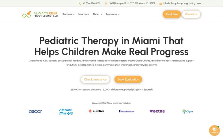 Screenshot of alwayskeepprogressing.com