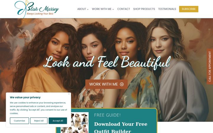 Screenshot of alwayslookingyourbest.com