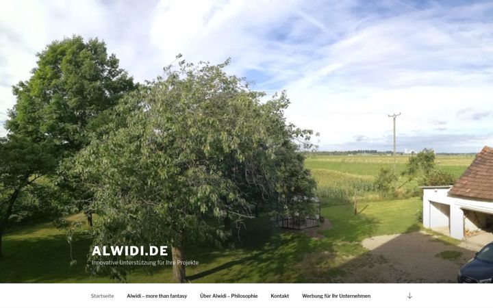 Captură de ecran a alwidi.de