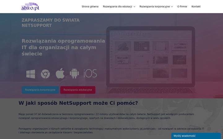 Screenshot of alwo.pl