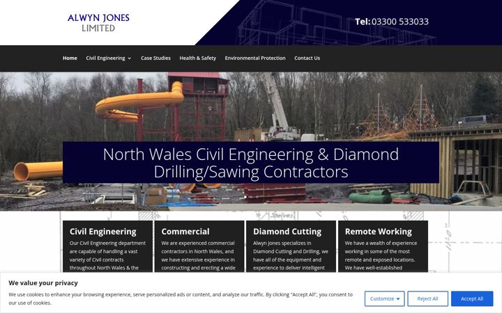 Screenshot of alwynjones.co.uk