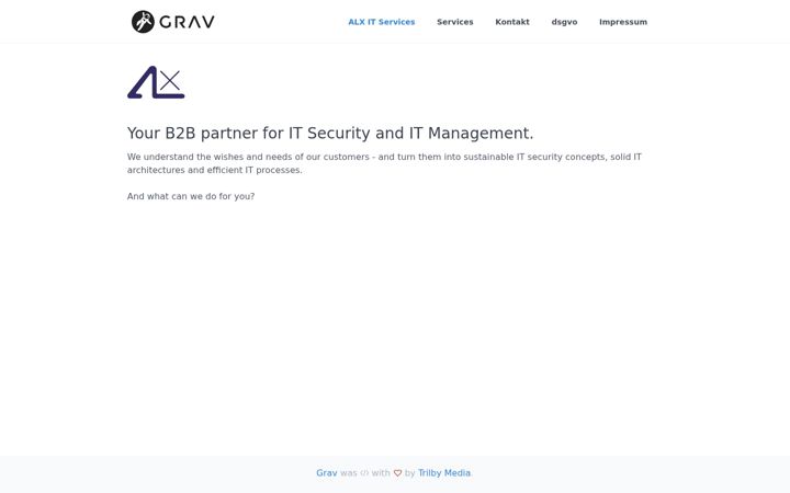 Screenshot of alx.eu