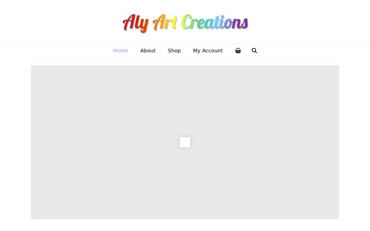 Screenshot of aly-art.co.uk