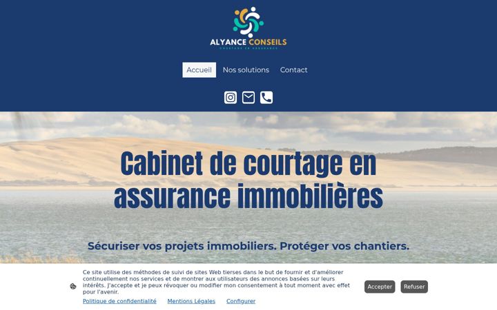 Screenshot of alyance-conseils.fr
