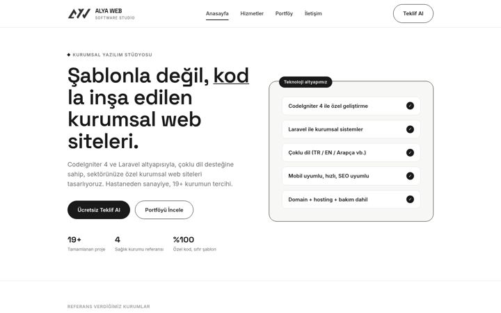 Screenshot of alyaweb.com