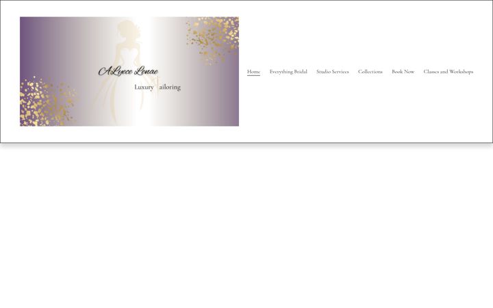 Screenshot of alyecelenae.com