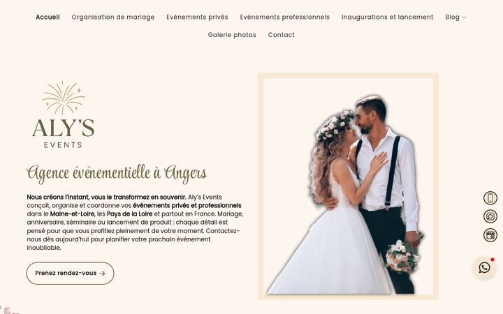 Screenshot di alys-events.com
