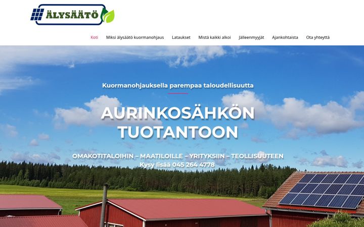 Screenshot of alysaato.fi