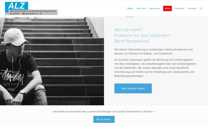 Screenshot von alz-krefeld.de