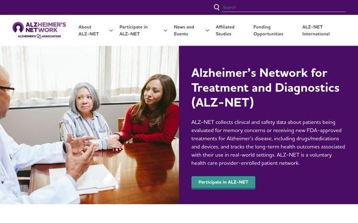 Captura de pantalla de alz-net.org