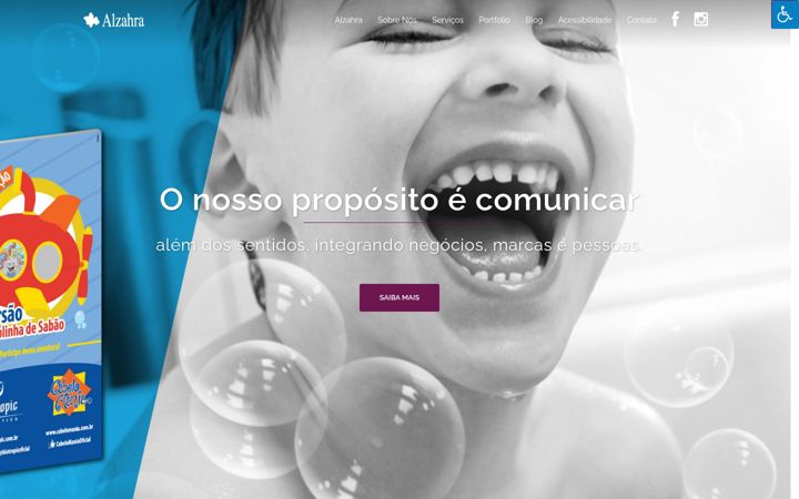 Screenshot von alzahra.com.br