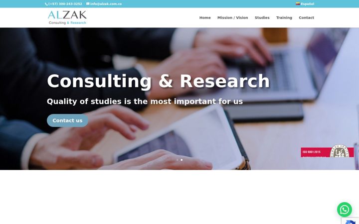 Screenshot von alzak.com.co