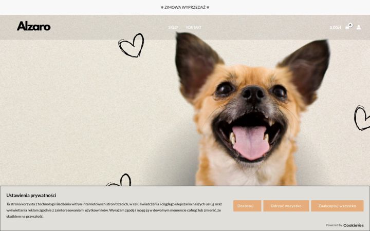 Captura de pantalla de alzaro.pl