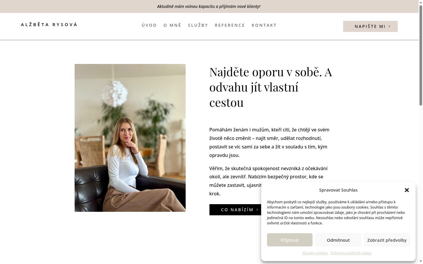 Snímka obrazovky banera súhlasu zobrazeného pred akoukoľvek interakciou