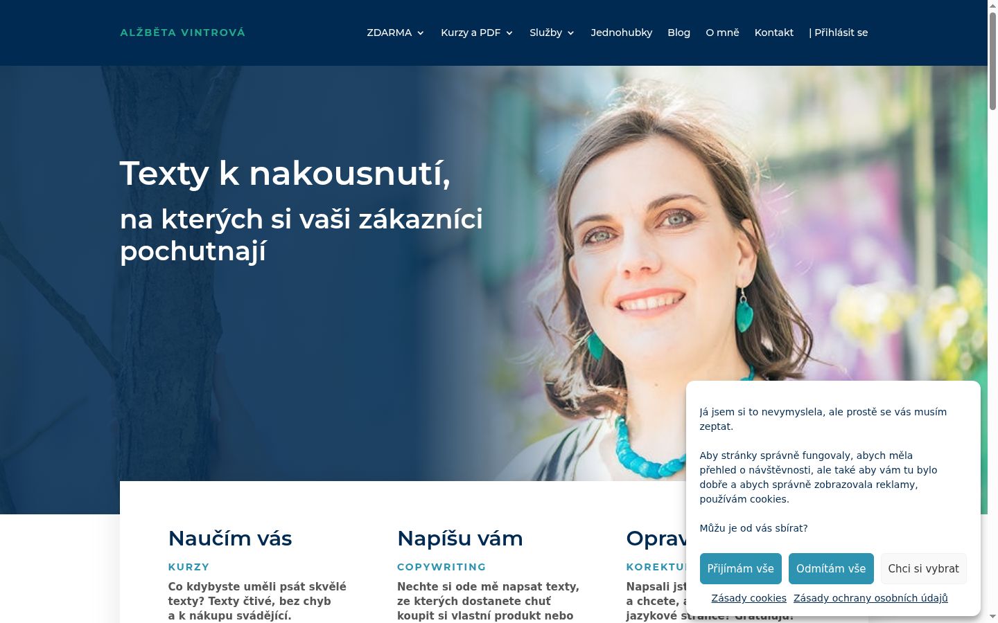 Sutikimo reklamjuostės, rodytos prieš bet kokią sąveiką, ekrano kopija