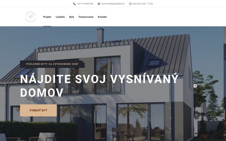 Screenshot of alzbetinmajer.sk