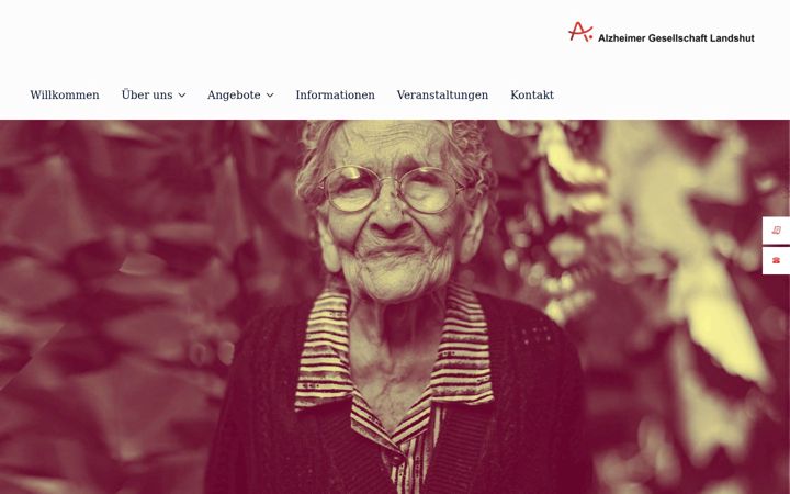 Screenshot di alzheimer-landshut.de