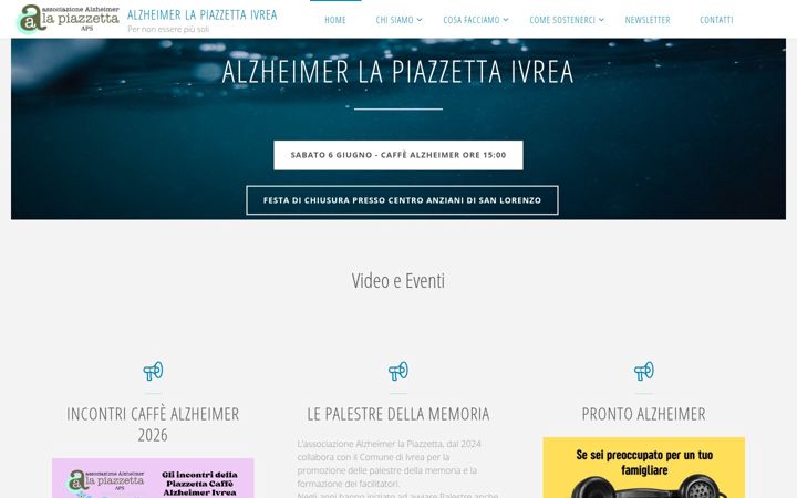 Screenshot of alzheimer-lapiazzetta.it