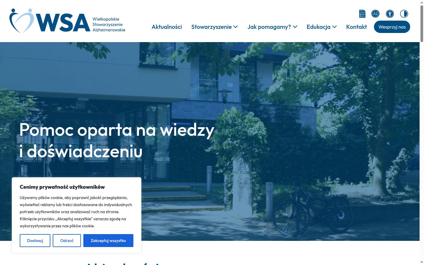 Sutikimo reklamjuostės, rodytos prieš bet kokią sąveiką, ekrano kopija