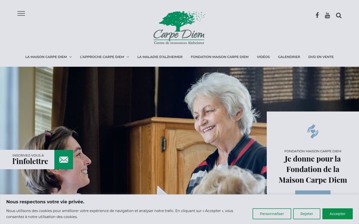 Screenshot του alzheimercarpediem.com