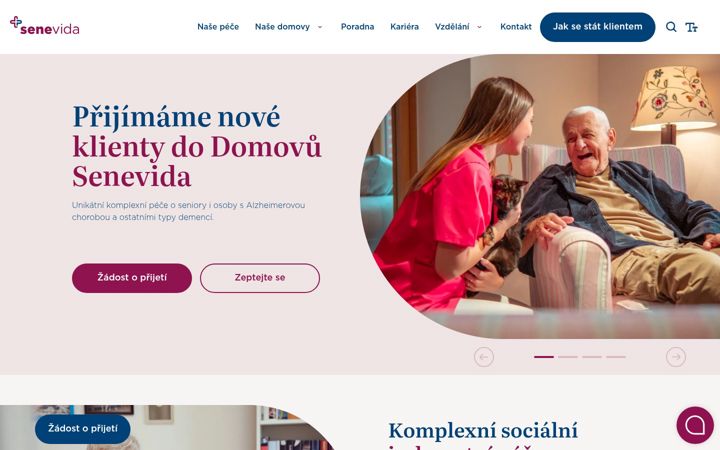 Screenshot of alzheimerhome.cz