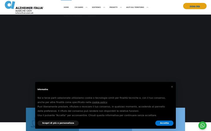 Ekrano kopija alzheimermarche.it