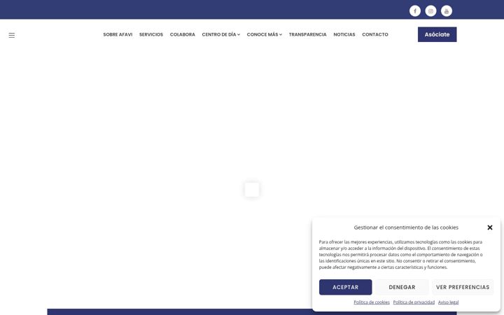 Screenshot di alzheimervillena.com