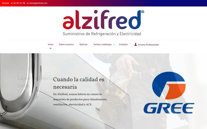 Screenshot di alzifred.com