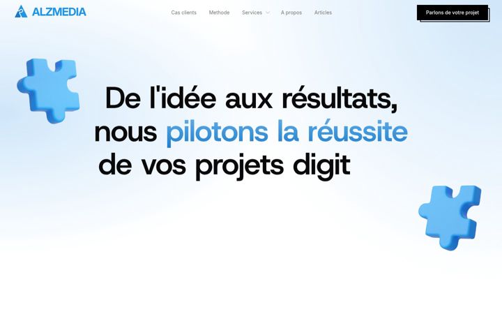 Screenshot of alzmedia.fr