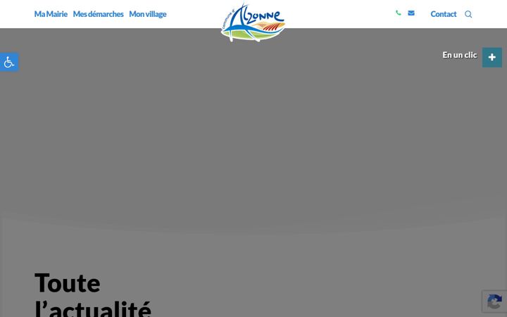 Captura de ecrã de alzonne.fr