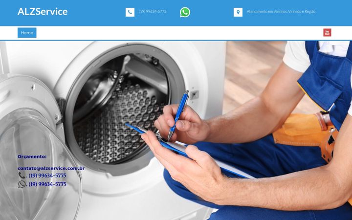 Screenshot of alzservice.com.br