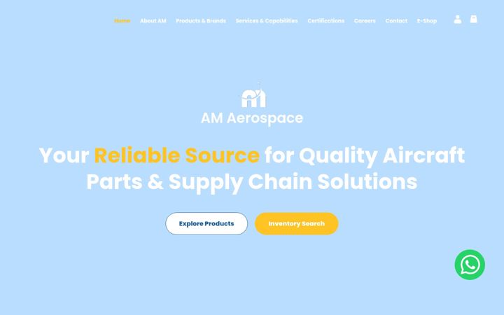Screenshot di am-aero.com