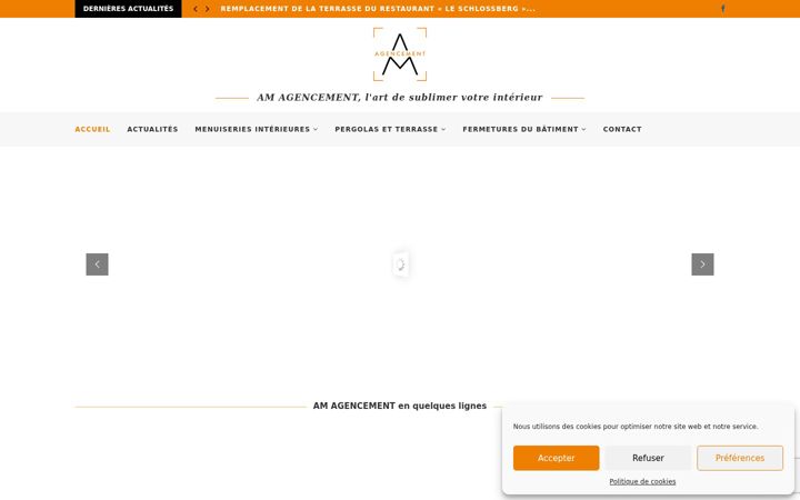 Screenshot of am-agencement.fr