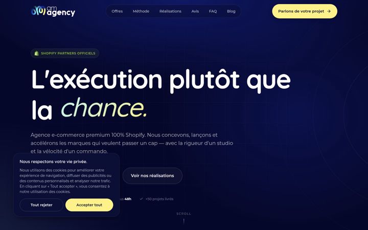 Screenshot of am-agency-lyon.fr