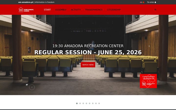 Screenshot of am-amadora.pt