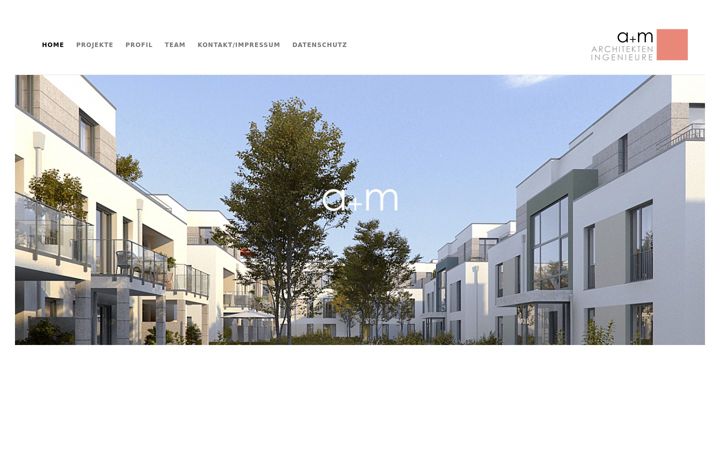Zrzut ekranu am-architekten.de