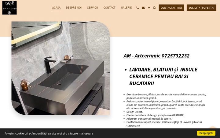 Screenshot of am-artceramic.com