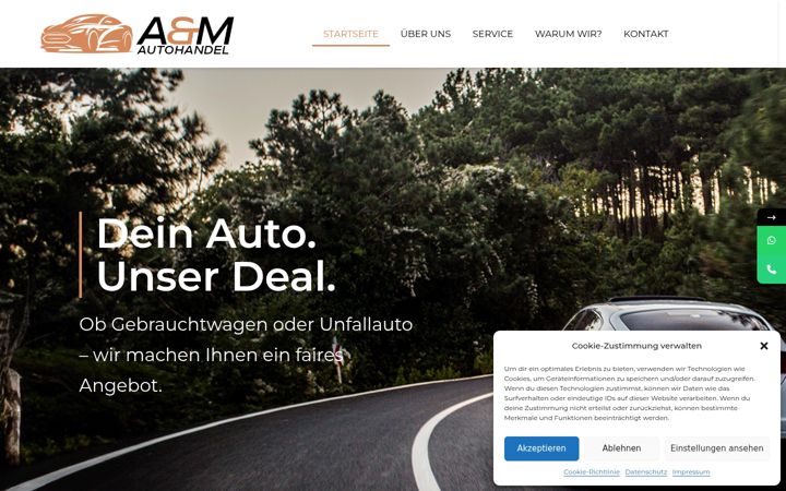 Screenshot of am-autoankauf.de